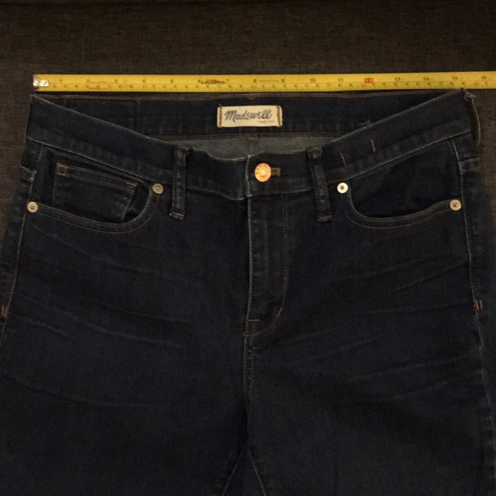 Madewell high riser skinny size 31 medium blue